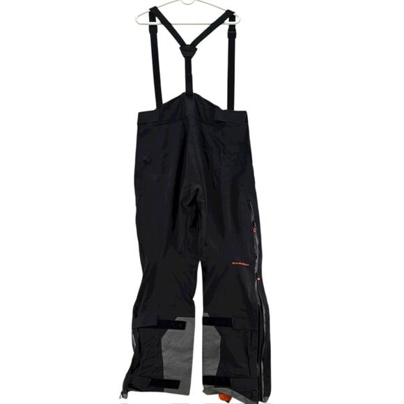 Men's, Sz 36, Mammut Eiger Extreme, GORE-TEX Pro Ski Bibs, Black - Picture 6 of 11